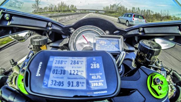 Mit 299 km/h über die Autobahn – die Hero-Kameras verleiten zu riskanten Ideen.