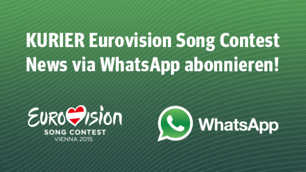 Eurovision Song Contest News direkt über WhatsApp