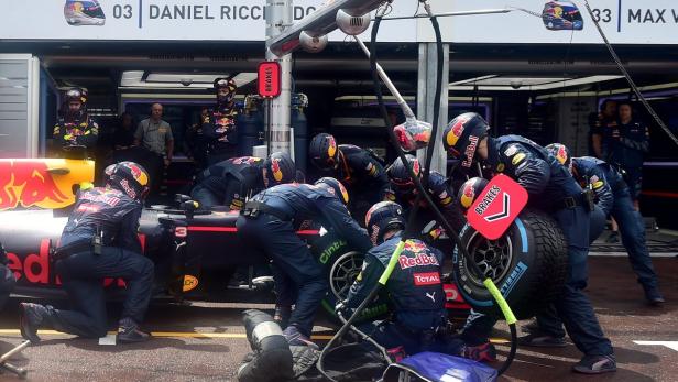 In der Red-Bull-Box wurde der GP von Monaco entschieden.