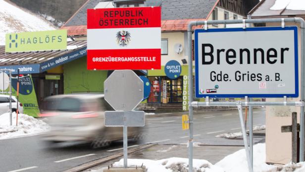 Platter für Grenzkontrollen am Brenner ab Mitte April