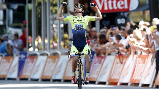 Michael Rogers kürte sich zum Sieger der 16. Tour-de-France-Etappe.