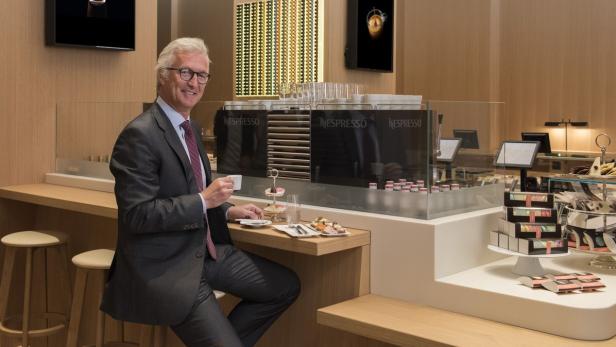 Nespresso-Manager Christophe Cornu sieht Potenzial für eine Kaffeehauskette. Gestartet wird in Wien.