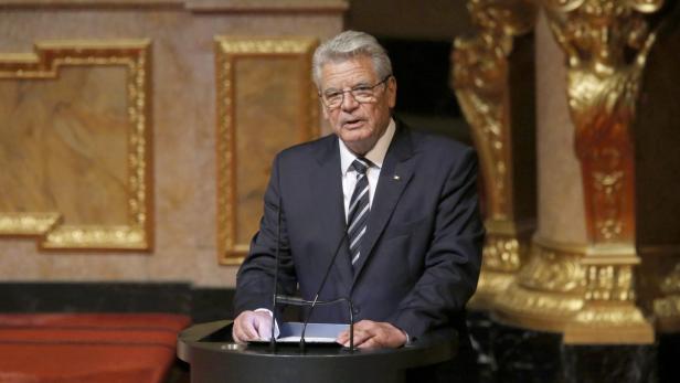 Der deutsche Präsident Joachim Gauck