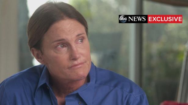 Ein Porträt von Caitlyn Jenner während eines Interviews für ABC News.