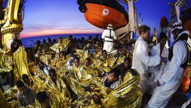 2016 kamen 181.000 Migranten in Italien an, die meisten aus Libyen