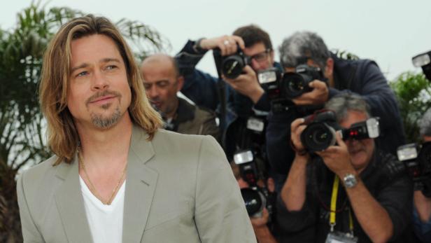 Brad Pitt sorgte in Cannes für große Aufregung unter den Journalisten