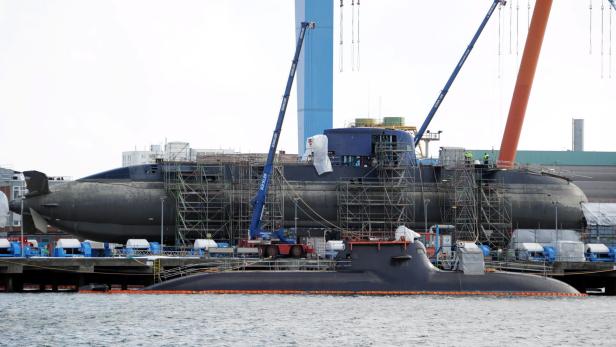 U-Boot-Bau bei ThyssenKrupp Marine Systems in Kiel (Archivbild)