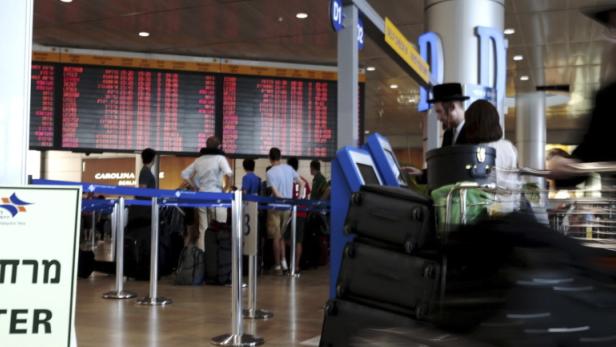 &quot;Canceled&quot;: Wenig Flüge von und zum Flughafen Ben Gurion.