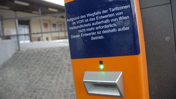 Seit 1. Jänner sind die Entwerter in Niederösterreich endgültig abgedreht