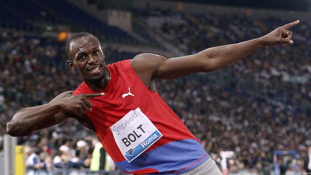 Weltrekordler Bolt ließ Zweifler in Rom verstummen