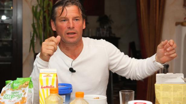 Franz Gruber Frühstück mit Frenkie Schinkels