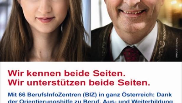 UniqueGraylingAutAMS_Anzeige_Drehscheibe_BIZ_400x6 AMS - Werbekampagne - Wir kennen beide Seiten. Wir unterstützen beide Seiten - Unique/Grayling Austria