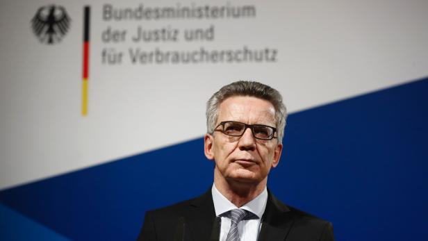 Übt Kritik: Deutschlands Innenminister Thomas de Maiziere (CDU).