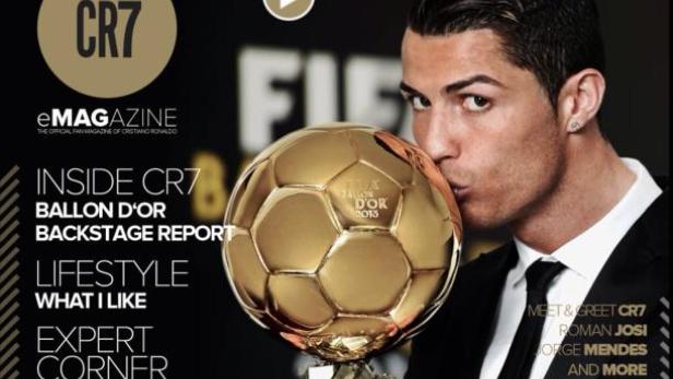 Cristiano Ronaldo launcht Selfi-e-Magazin