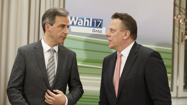 Bgm. Siegfried Nagl (ÖVP) und Michael Ehmann (SPÖ)