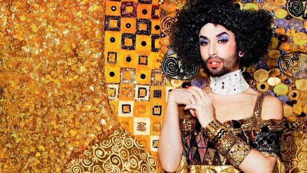 Life Ball Plakat 2015 Gustav Klimt Conchita Wurst