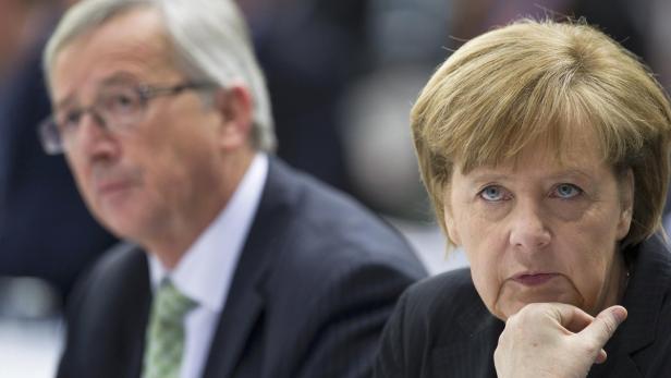 Juncker und Merkel vereint derzeit demonstrative Abneigung