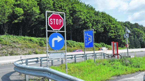 Die neue Auf- und Abfahrt auf die Westautobahn könnte bei der bestehenden Betriebsaufahrt im Heimbautal errichtet werden