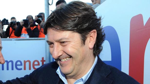 ITALY SOCCER SERIE A Daniele Sebastiani wurde zu einer Zielscheibe.
