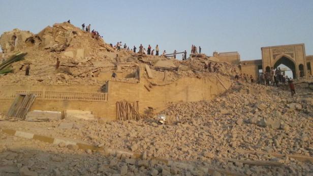 Grabstätte des Propheten Jonah wurde von der IS zerstört