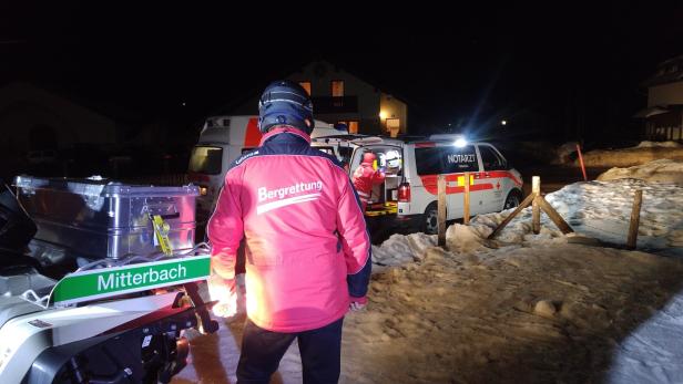 Rettungseinsatz für den Schneeschuhwanderer auf der Gemeindealpe
