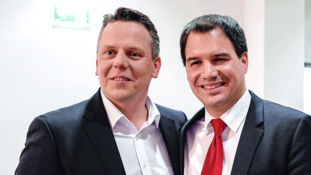 SPÖ-Landesparteichef Michael Schickhfer (re.) steht zum Grazer Kollegen Michael Ehmann