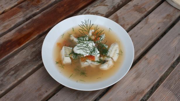 Dinner for One: Schnelle Fischsuppe