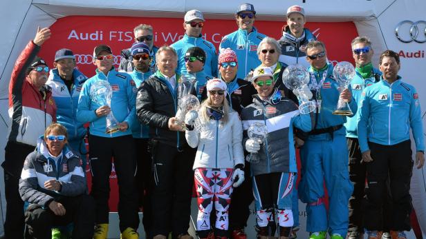 Das Österreichische Ski-Team gewann den Nationencup.