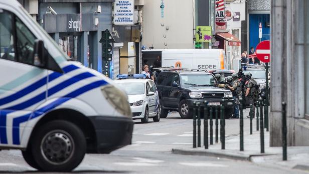 Polizeieinsatz in Brüssel