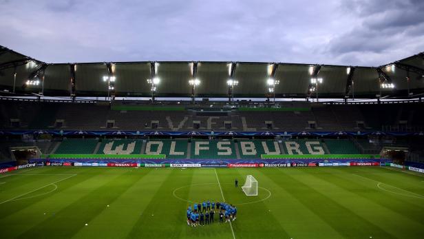 Die Volkswagen Arena in Wolfsburg