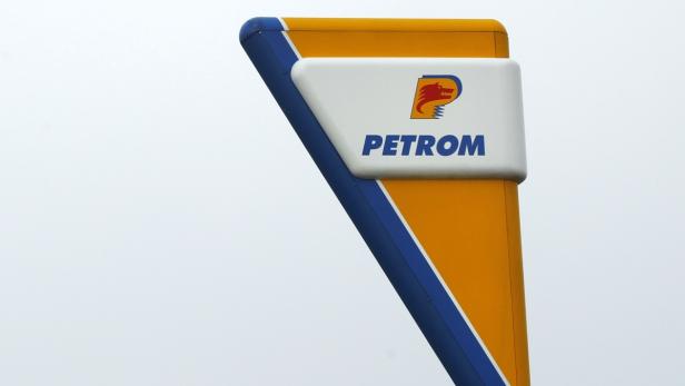 Petrom-Tankstelle in Rumänien.