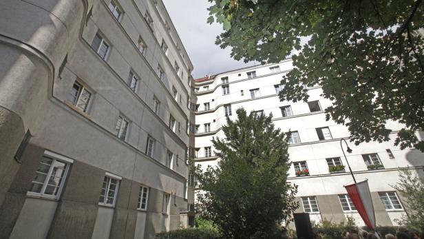 Ein Gemeindebau in Wien am Margaretengürtel.