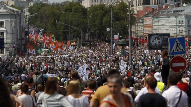 Russland: Testlauf gegen den Kreml