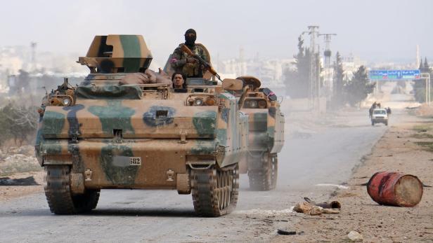 Syrische Rebellen und türkische Truppen sind in Al-Bab eingerückt