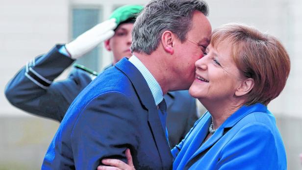 Briten-Premier Cameron und die deutsche Kanzlerin Merkel sind (noch) beste Freunde.