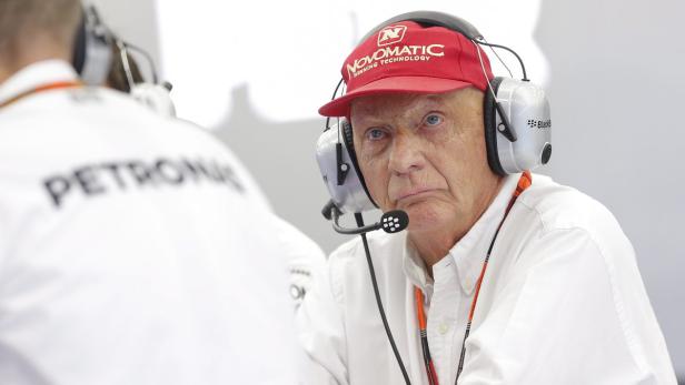 Im Vorteil: Niki Laudas Mercedes-Team profitiert von den strengen Regeln in der Formel 1.