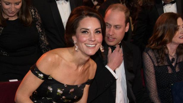 William und Kate bei den BAFTAs.