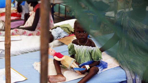 Die ersten Opfer von Krieg und Hunger: Auch im Südsudan sind Kinder die Hauptbetroffenen
