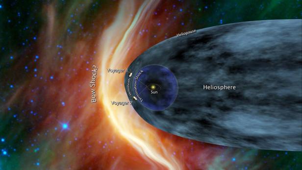 Voyager-Sonde am Rand des Sonnensystems