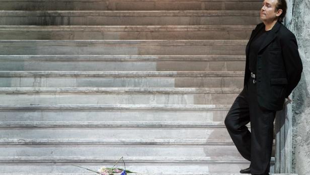 Neil Shicoff während einer Probe der Oper Pique Dame