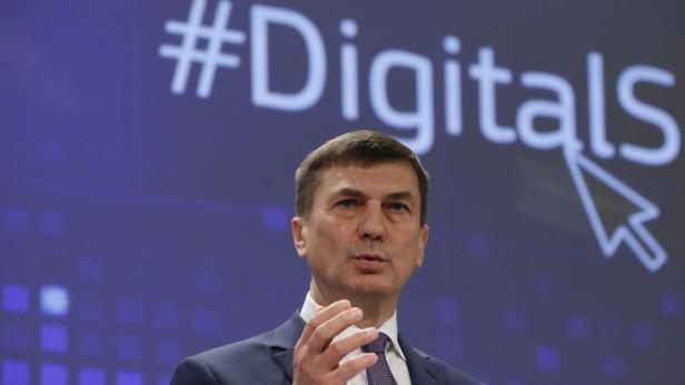 Kommissar Ansip: Großes Wachstumspotenzial im Online-Markt.