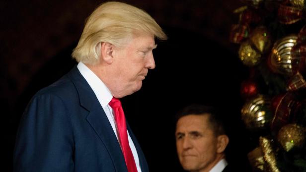 Wenig Freude: Donald Trump konnte Michael Flynn nicht mehr halten.