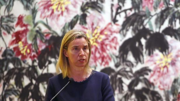 Federica Mogherini in Peking