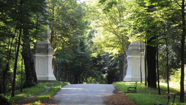 Der Schwarzenbergpark wurde um 1820 vom Ehepaar Schwarzenberg übernommen.