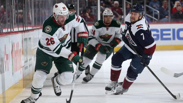 SPO-HKN-MINNESOTA-WILD-V-COLORADO-AVALANCHE Thomas Vanek siegte mit Minnesota gegen Colorado.