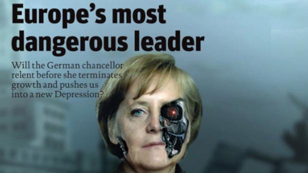 Briten-Magazin vergleicht Merkel mit Hitler