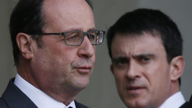 Präsident Hollande und Premiers Valls spüren kräftigen Gegenwind.