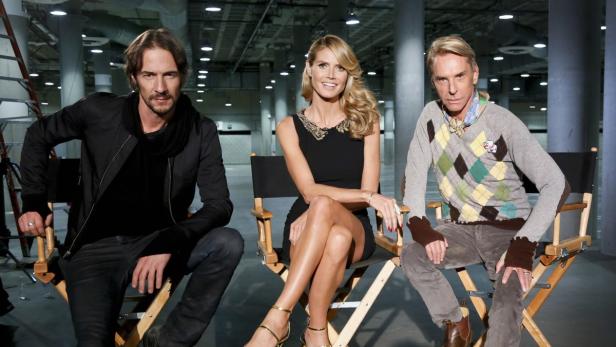 Heidi Klum und ihre "GNTM"-Jurykollegen.