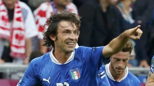 Drei Mal ging Italien in der Vorrunde 1:0 in Führung, drei Mal dank Andrea Pirlo.