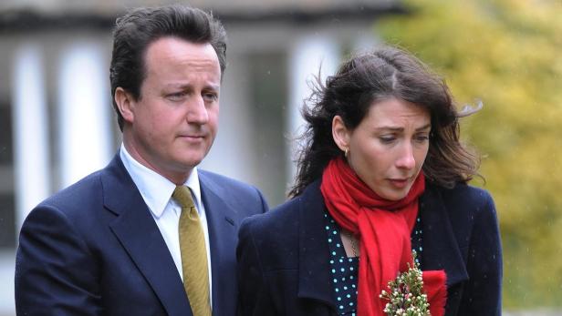 David Cameron und seine Frau Samantha bei einer Veranstaltung.